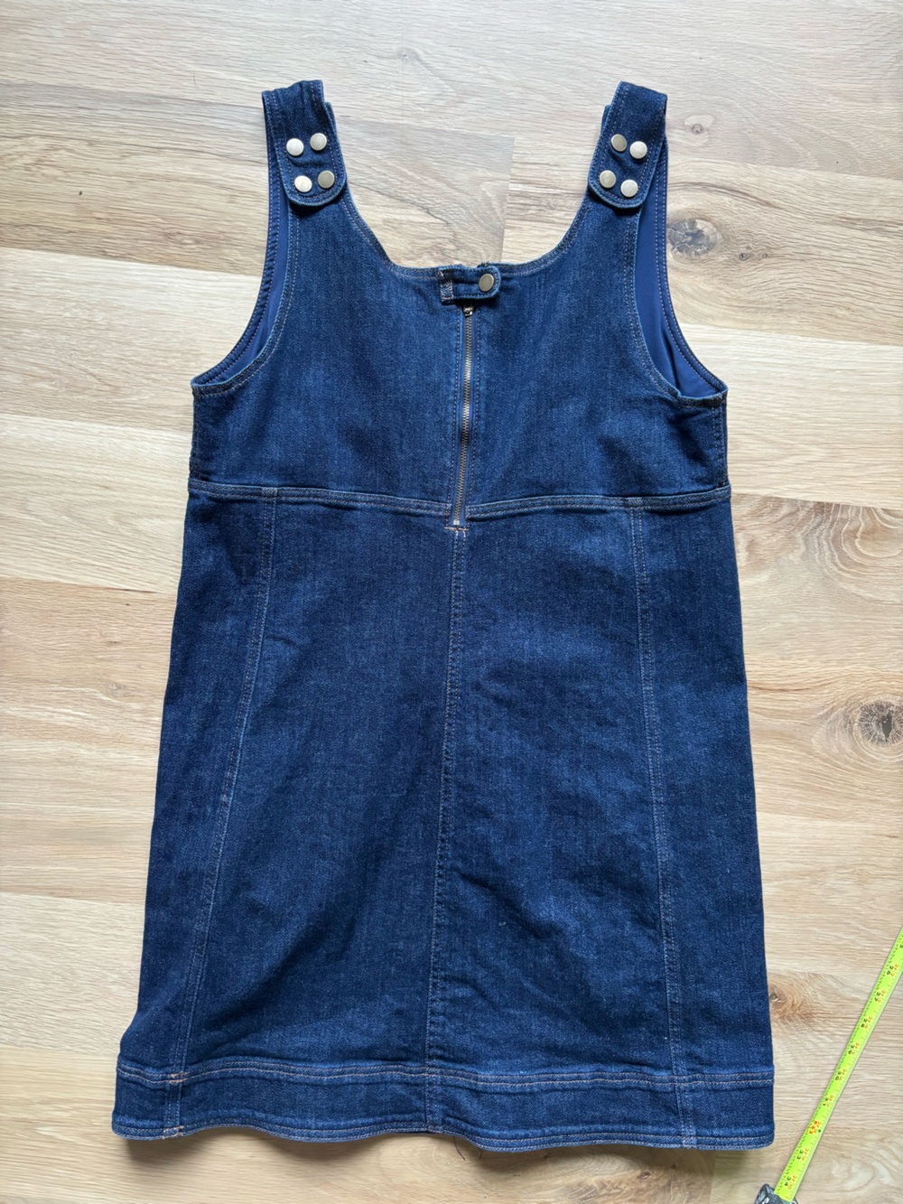 Pilcro Denim Snap Front mini dress like new size M - Picture 5 of 7
